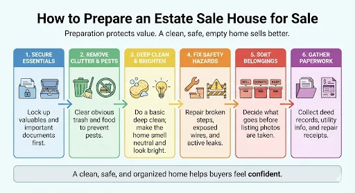 Prepare an Estate Sale House