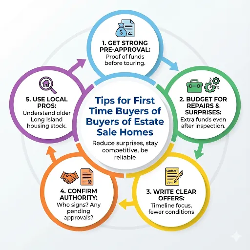 Tips for First Time Buyers of Estate Sale Homes 